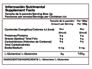 L-Glutamina – 500 g