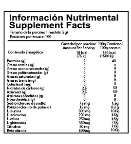 BCAAs 500 gr