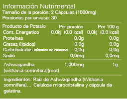 Ashwagandha mg C/60 caps